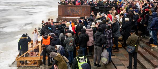 Праздник Крещения Господня в Риге - Sputnik Латвия