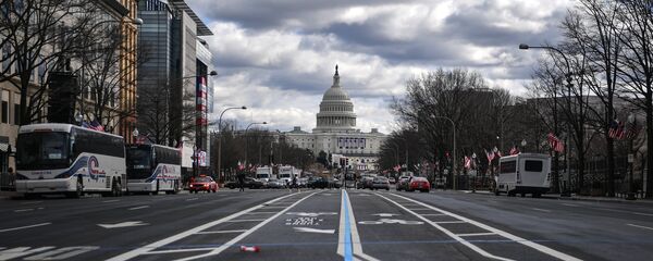 Вашингтон перед инаугурацией Дональда Трампа Вашингтон перед инаугурацией Дональда Трампа - Sputnik Латвия