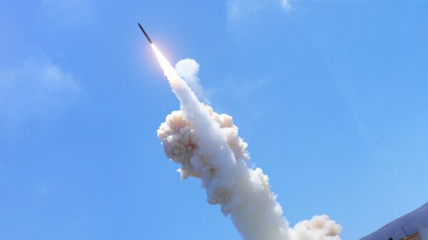 Запуск баллистической ракеты - Sputnik Латвия