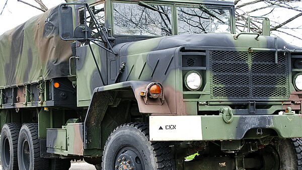 Американский военный грузовик. Архивное фото - Sputnik Латвия
