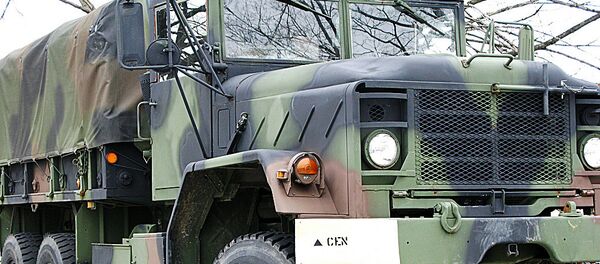 Американский военный грузовик. Архивное фото - Sputnik Латвия