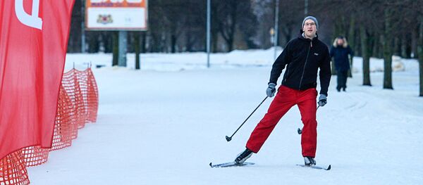 Лыжная трасса в Парке Победы - Sputnik Латвия