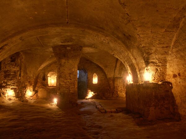 Интерьер крустпилского замка Интерьер крустпилского замка - Sputnik Латвия