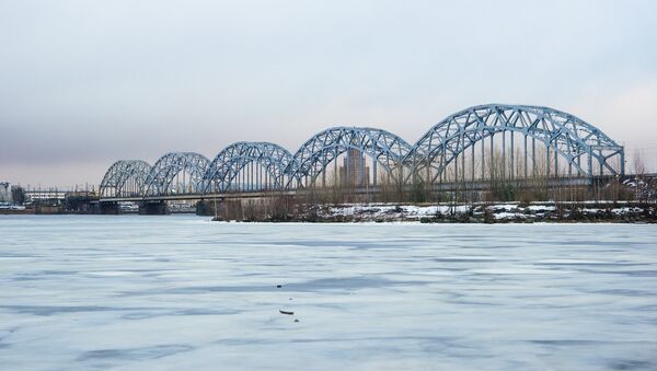 Железнодорожный мост в Риге - Sputnik Латвия