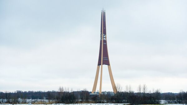 Туманное будущее латвийского телевидения. Телевизионная башня в Риге - Sputnik Латвия