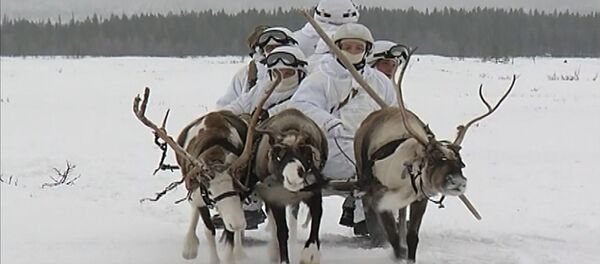 В Заполярье прошла тренировка морпехов Северного флота - Sputnik Латвия