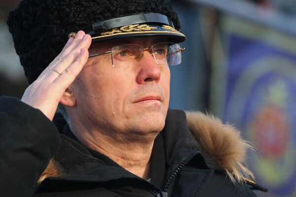 Торжественная встреча большого десантного корабля Александр Шабалин - Sputnik Латвия