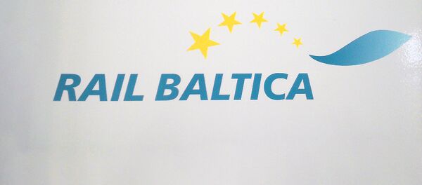 Логотип Rail Baltica Логотип Rail Baltica - Sputnik Latvija