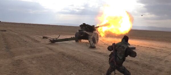 Артобстрел в Сирии - Sputnik Латвия