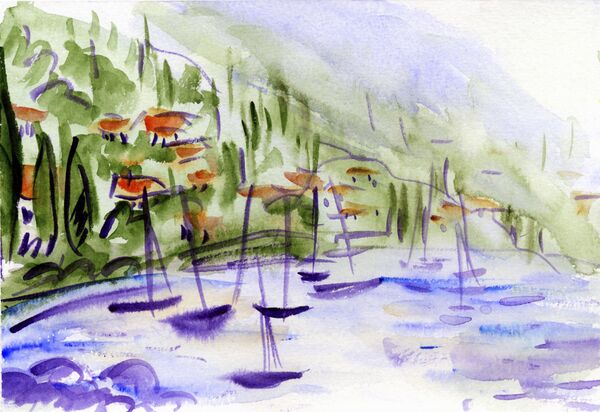 Яхты на озере Гарда, Мальчезине, Италия, 2008 - Sputnik Латвия