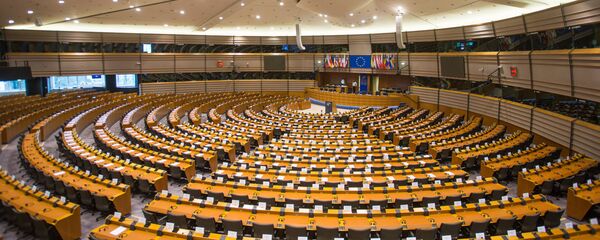 Зал заседаний Европарламента - Sputnik Латвия