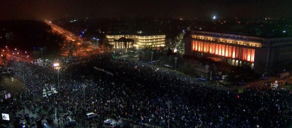 Протесты в Бухаресте - Sputnik Латвия