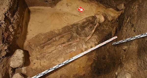 Останки, обнаруженные на горе Гедиминаса в Вильнюсе - Sputnik Латвия