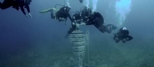 Подводный парк скульптур в Египте - Sputnik Латвия