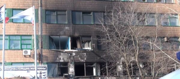 Кадры с места убийства командира батальона ополченцев ДНР Гиви Кадры с места убийства командира батальона ополченцев ДНР Гиви - Sputnik Латвия