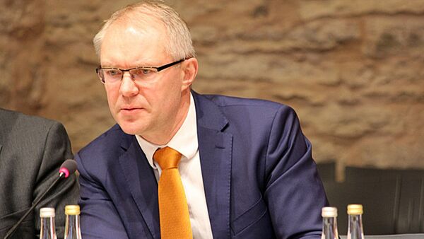 Министр обороны Эстонии Ханнес Хансо - Sputnik Латвия