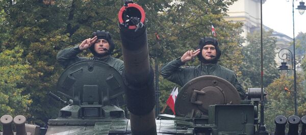 Польский танкисты на танке Польский танкисты на танке - Sputnik Latvija