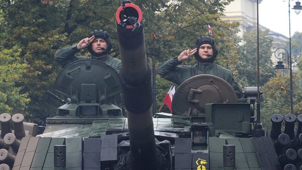 Польский танкисты на танке - Sputnik Latvija