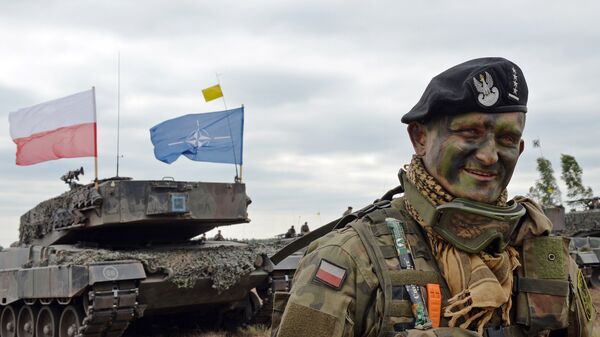 Командир польского танка на учениях с НАТО - Sputnik Латвия