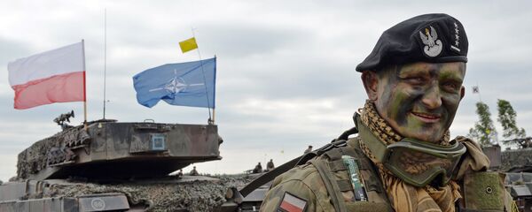 Командир польского танка на учениях с НАТО - Sputnik Латвия