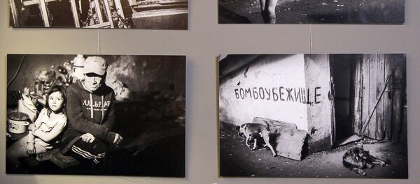 Выставка Дети Донбасса в Риге - Sputnik Латвия