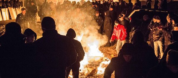 Протестные акции у молдавского парламента 20.01.2016 - Sputnik Латвия