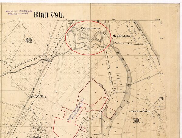 Карта крепости на территории Риги из Латвийского Государственного Архива - Sputnik Латвия