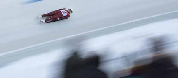 Латвийская саночница Улла Зирне - Sputnik Латвия