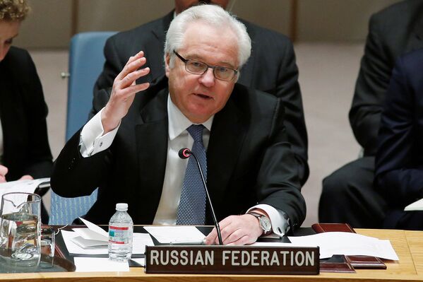 Постоянный представитель России при ООН Виталий Чуркин - Sputnik Латвия