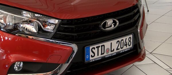 Старт продаж автомобиля Lada Vesta в Германии Старт продаж автомобиля Lada Vesta в Германии - Sputnik Латвия