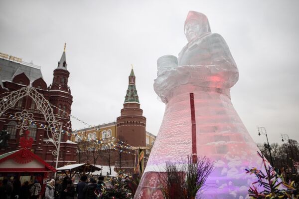 Открытие фестиваля Московская масленица - Sputnik Латвия