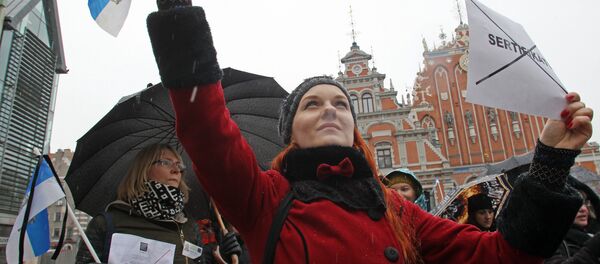 Рижские гиды протестуют - Sputnik Латвия