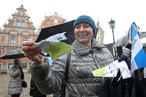 Рижские гиды протестуют - Sputnik Латвия