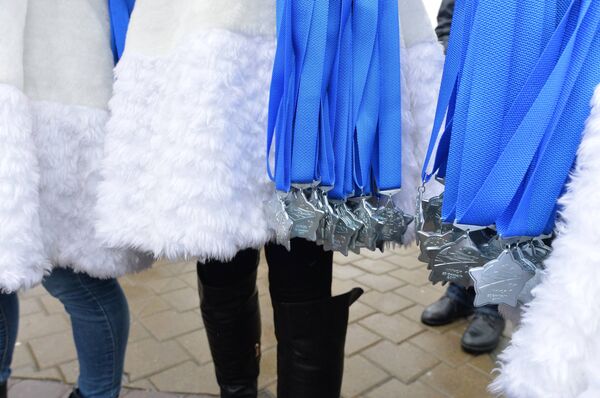 Медали для участников забега Медали для участников забега - Sputnik Латвия