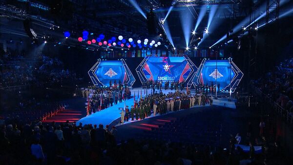 Церемония открытия военных игр в Сочи - Sputnik Латвия