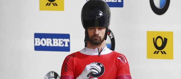 Скелетонист Мартинс Дукурс, Латвия Скелетонист Мартинс Дукурс, Латвия - Sputnik Latvija