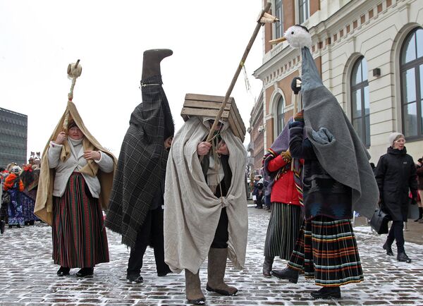 XVIII Международный фестиваль масочных традиций в Риге - Sputnik Латвия