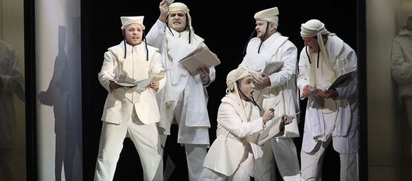 Štrausa Salome Marijas teātrī Štrausa Salome Marijas teātrī - Sputnik Latvija