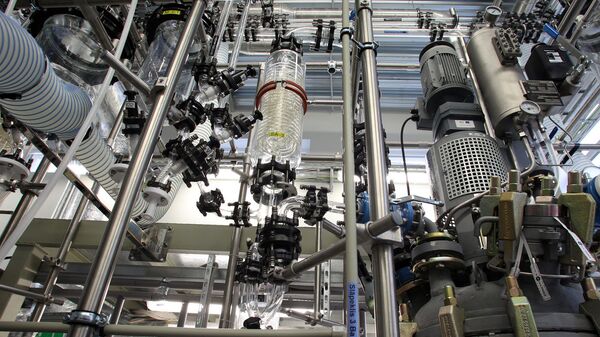 Внутри новой лаборатории синтеза больших объемов Внутри новой лаборатории синтеза больших объемов - Sputnik Латвия