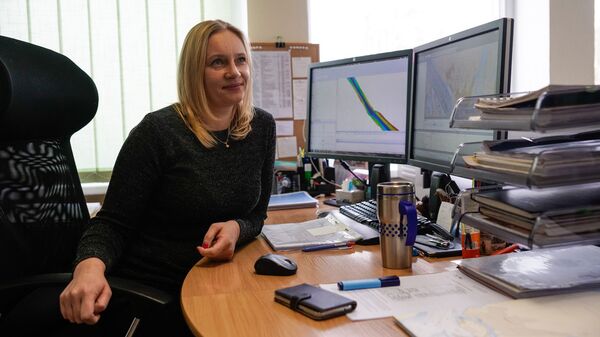 Старший картограф Илзе Дриксне Старший картограф Илзе Дриксне - Sputnik Латвия