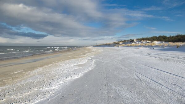 Морское побережье Балтийской косы зимой - Sputnik Латвия
