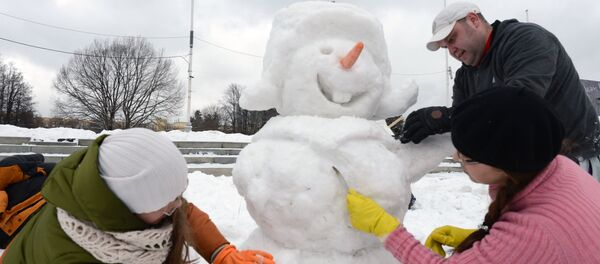 Арт-битва снеговиков - Sputnik Латвия