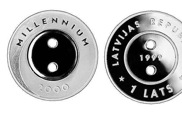 Дизайнерская монета Миллениум Банка Латвии - Sputnik Латвия