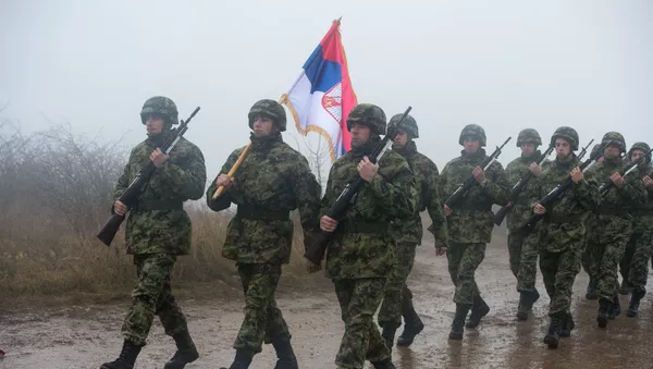 Serbijas karavīri. Foto no arhīva - Sputnik Latvija