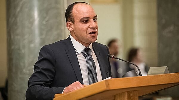 Руководитель проекта Sadarbības tilts Абделхамид Элмарья - Sputnik Латвия