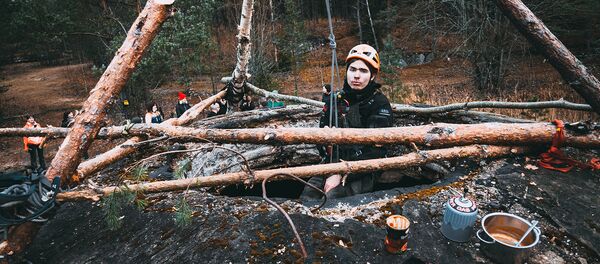 Ракетная база в Тирзе, вход в шахту - Sputnik Латвия