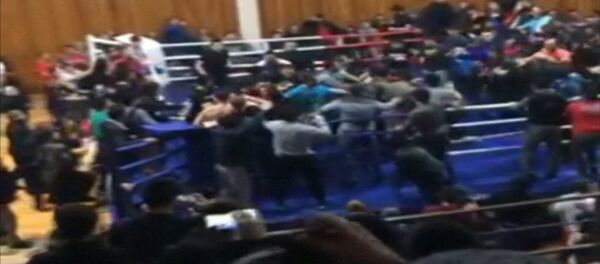 Массовая драка после боя чемпионата по ММА Массовая драка после боя чемпионата по ММА - Sputnik Латвия