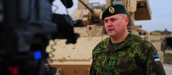 Igaunijas Aizsardzības spēku komandieris Riho Terrass Igaunijas Aizsardzības spēku komandieris Riho Terrass - Sputnik Latvija