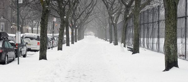 Последствия снежного шторма в США - Sputnik Латвия