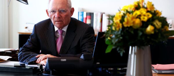 Министр финансов Германии Вольфганг Шойбле - Sputnik Latvija